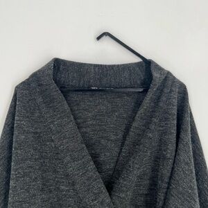 Zara Soft Wrap Kimono Knit Cardigan Sweater